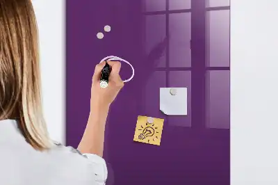 Magnettafel zum Schreiben in Violett