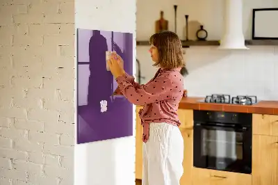 Magnettafel zum Schreiben in Violett