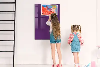 Magnettafel zum Schreiben in Violett