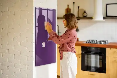 Magnettafel zum Schreiben in Violett