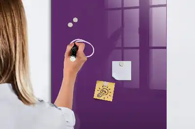 Magnettafel zum Schreiben in Violett