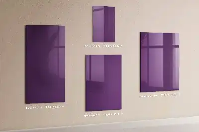 Magnettafel zum Schreiben in Violett