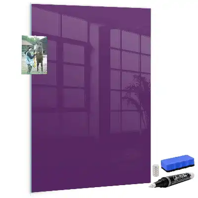 Magnettafel zum Schreiben in Violett