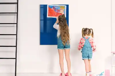 Beschreibbare Magnettafel in Blau