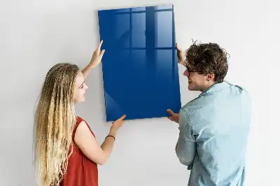 Beschreibbare Magnettafel in Blau