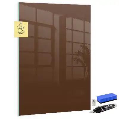 Magnettafel zum Beschreiben in Braun