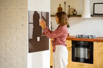 Magnettafel zum Beschreiben in Braun