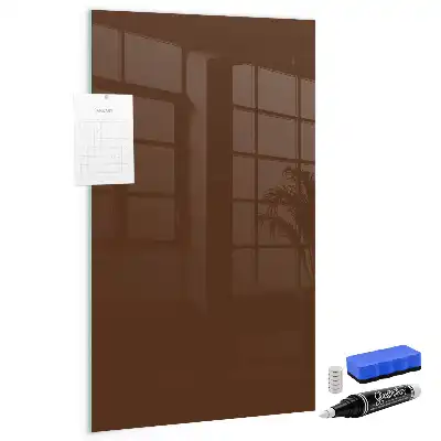 Magnettafel zum Beschreiben in Braun