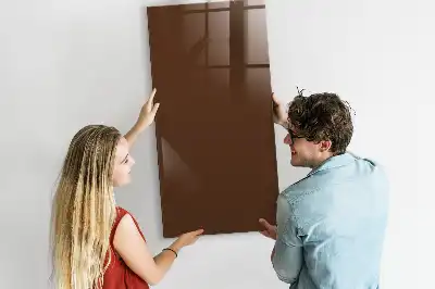 Magnettafel zum Beschreiben in Braun