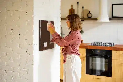 Magnettafel zum Beschreiben in Braun