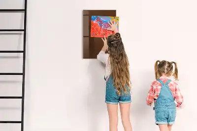 Magnettafel zum Beschreiben in Braun