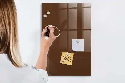 Magnettafel zum Beschreiben in Braun