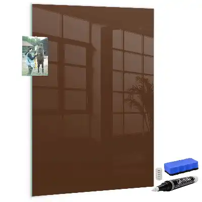 Magnettafel zum Beschreiben in Braun