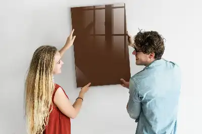 Magnettafel zum Beschreiben in Braun