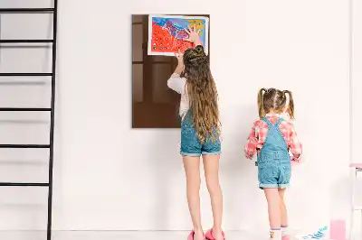 Magnettafel zum Beschreiben in Braun