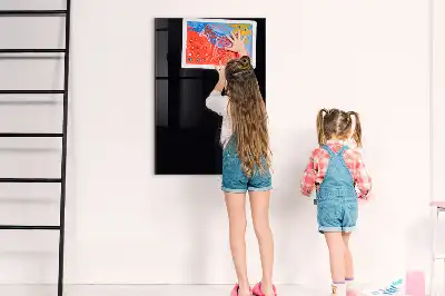 Beschreibbare Magnettafel in Schwarz