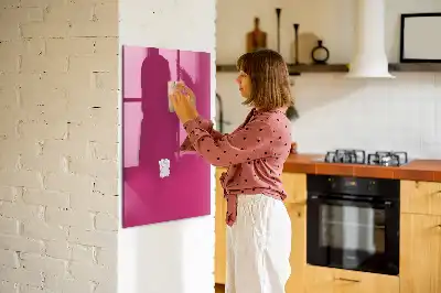 Magnettafel zum Beschreiben in intensivem Rosa