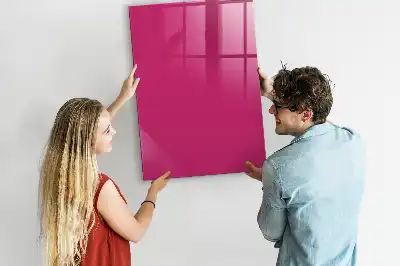 Magnettafel zum Beschreiben in intensivem Rosa
