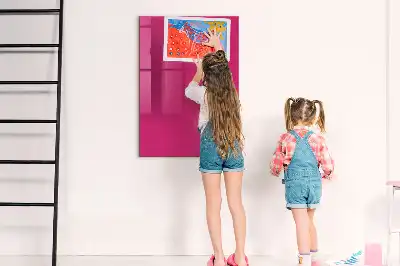 Magnettafel zum Beschreiben in intensivem Rosa