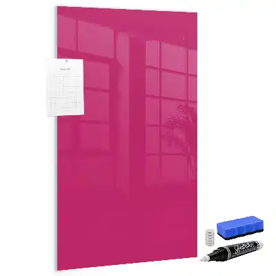 Magnettafel zum Beschreiben in intensivem Rosa