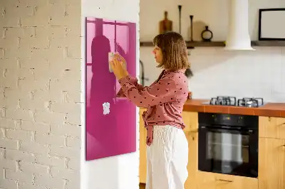 Magnettafel zum Beschreiben in intensivem Rosa