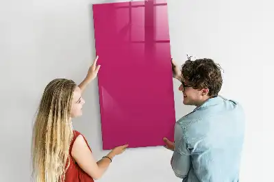 Magnettafel zum Beschreiben in intensivem Rosa