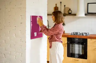Magnettafel zum Beschreiben in intensivem Rosa