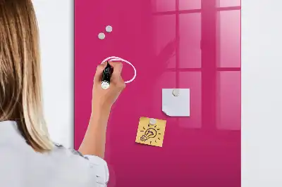 Magnettafel zum Beschreiben in intensivem Rosa