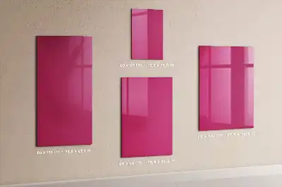 Magnettafel zum Beschreiben in intensivem Rosa