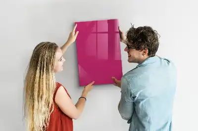 Magnettafel zum Beschreiben in intensivem Rosa