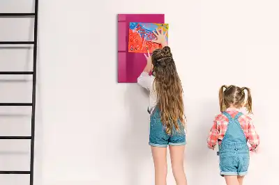 Magnettafel zum Beschreiben in intensivem Rosa