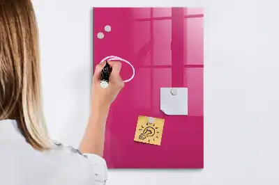 Magnettafel zum Beschreiben in intensivem Rosa