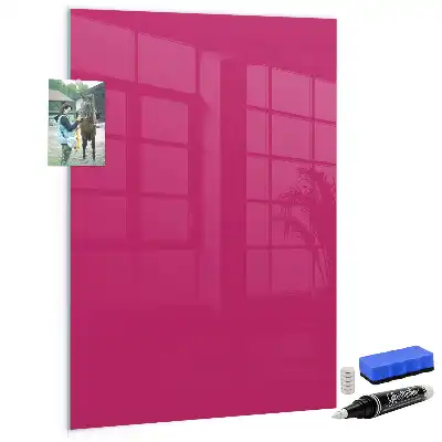 Magnettafel zum Beschreiben in intensivem Rosa