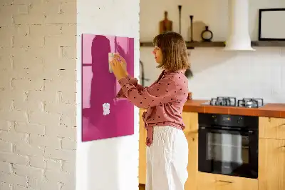 Magnettafel zum Beschreiben in intensivem Rosa