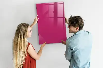 Magnettafel zum Beschreiben in intensivem Rosa