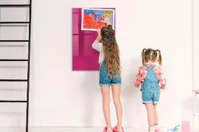 Magnettafel zum Beschreiben in intensivem Rosa