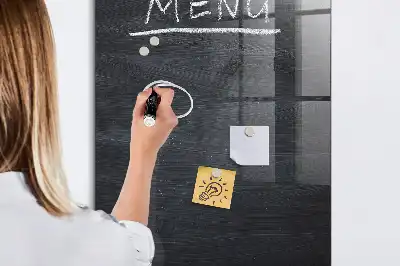 Magnettafel zum Beschreiben als Speisekarte