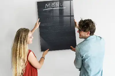 Magnettafel zum Beschreiben als Speisekarte
