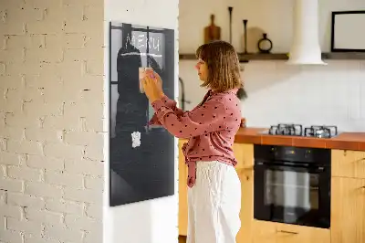 Magnettafel zum Beschreiben als Speisekarte