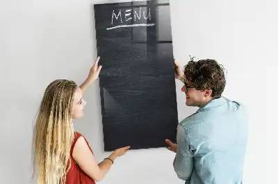 Magnettafel zum Beschreiben als Speisekarte