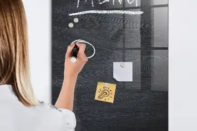 Magnettafel zum Beschreiben als Speisekarte