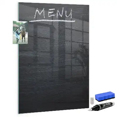 Magnettafel zum Beschreiben als Speisekarte