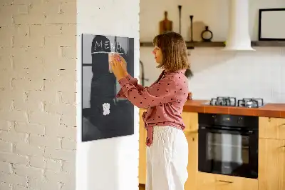 Magnettafel zum Beschreiben als Speisekarte