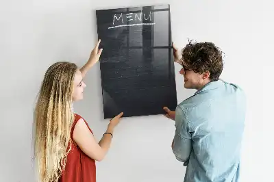 Magnettafel zum Beschreiben als Speisekarte