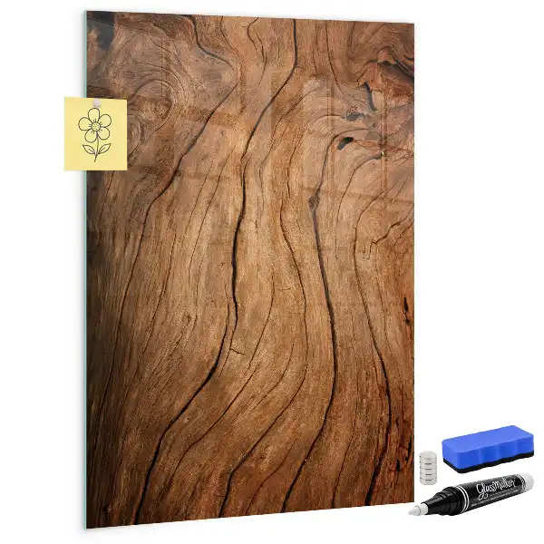 Magnettafel zum Schreiben aus altem Holz
