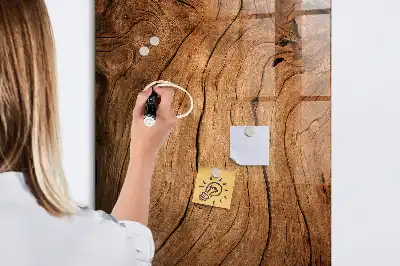 Magnettafel zum Schreiben aus altem Holz