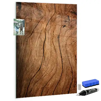 Magnettafel zum Schreiben aus altem Holz