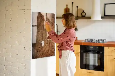 Magnettafel zum Schreiben aus altem Holz