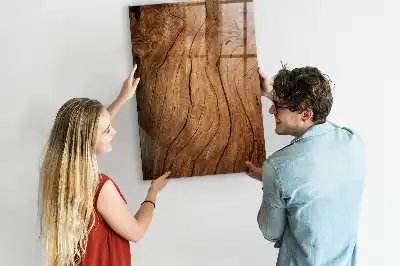 Magnettafel zum Schreiben aus altem Holz