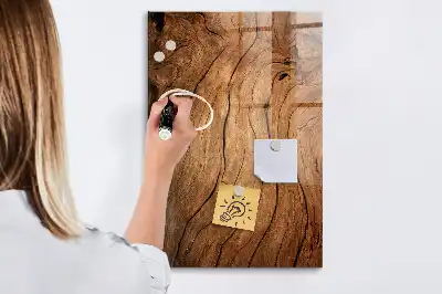 Magnettafel zum Schreiben aus altem Holz